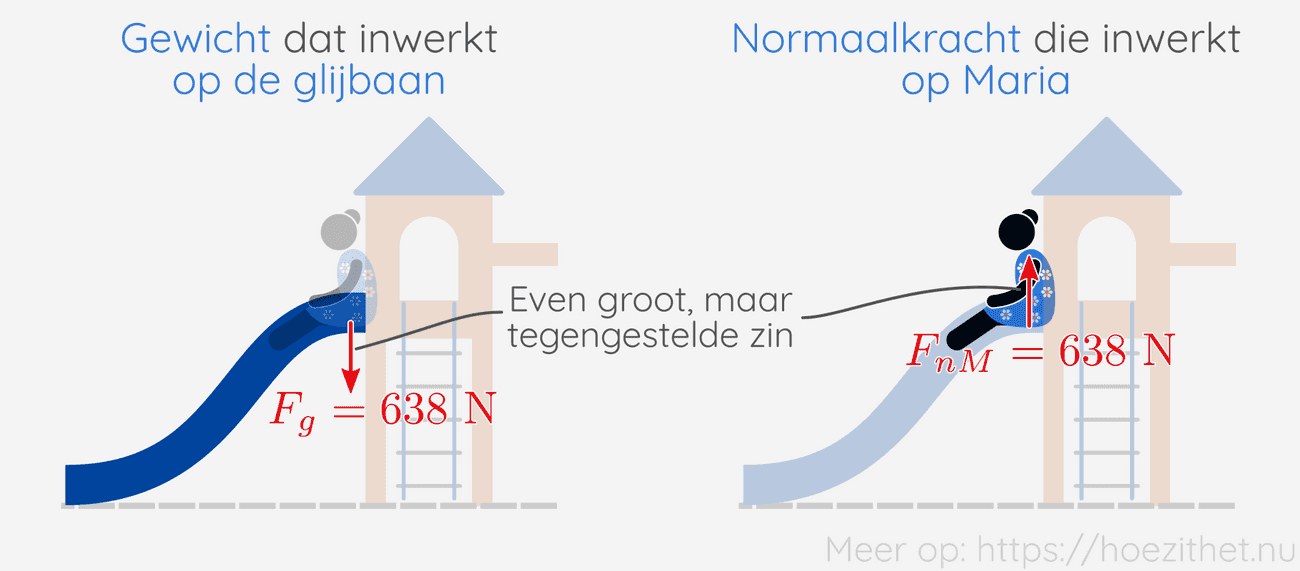 Normaalkracht en gewicht | Hoe Zit Het?